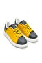 Zrk-Fans Fan Yellow Navy Blue Lace-Up Special Series Men's Sneaker