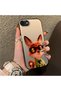 iPhone 7/8/Se 2020 2022 Compatible Hard Acrylic Back Silicone Edge Lens Protection Double Case - 3