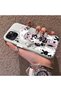 iPhone 13/14 Compatible Hard Acrylic Back Silicone Edge Lens Protection Double Case - 4
