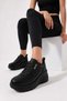 Women'S, Casual, 6 cm Thick Sole, Zipper-Looking, Stylish Sports Shoes Sneakers - 2