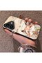 iPhone 16 Compatible Hard Acrylic Back Silicone Edge Lens Protection Double Case - 3