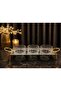 Kristal Gold 3-Piece Bowl Set – Luxury Presentation and Serving Set with Tray