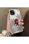 iPhone 13/14 Compatible Hard Acrylic Back Silicone Edge Lens Protection Double Case - 2