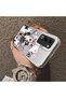 Oppo A5 4G/5G Compatible Hard Acrylic Back Silicone Edge Lens Protection Double Case - 4