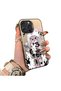 iPhone 16 Pro Max Compatible Hard Acrylic Back Silicone Edge Lens Protection Dual Case