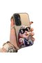 Samsung Galaxy S23 Fe Compatible Hard Acrylic Back Silicone Edge Lens Protection Double Case