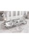 Crystal Silver 3-Piece Bowl Set – Luxury Presentation and Serving Set with Tray - 3
