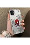 حافظة مزدوجة متوافقة مع هاتف iPhone 12 Mini مصنوعة من الأكريليك الصلب وحافة من السيليكون لحماية العدسة - 2