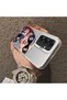 Samsung Galaxy S25 Compatible Hard Acrylic Back Silicone Edge Lens Protection Dual Case - 4