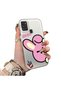 Samsung Galaxy A21S Compatible Hard Acrylic Back Silicone Edge Lens Protection Double Case