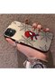 iPhone 12/12 Pro Compatible Hard Acrylic Back Silicone Edge Lens Protection Double Case - 3