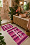 Pink Claret Red You Look so Good Written Bath Mat Set of 2 - 4