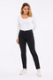 Women's Plus Size, Black, Lycra 5 Pocket Skinny Jeans 65N39617 - 6