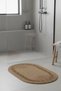 Trikotlu Oval Bath Mat |   Washable Modern Floor Mat |   5 Color Options | 50X80 cm - 2