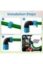 2 Pcs 1/2 Inch Hose Elbow Quick Connector, 90 Degree Adapters - قطعتان من موصل خرطوم الكوع السريع | - 5