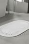 Trikotlu Oval Bath Mat |   Washable Modern Floor Mat |   5 Color Options | 50X80 cm - 2