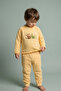 Boy's Hand-Printed Pocket Jogger Tracksuit Set