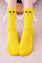 Yellow Hand-In-Hand Unisex Socks - 2