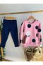 Rainbow Detail Polka Dot Tights Set - 4