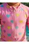 Children's Long Sleeve Zippered Swimsuit - Comfortable and Casual Swimming Jumpsuit 12901 - 2