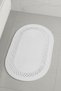 Trikotlu Oval Bath Mat |   Washable Modern Floor Mat |   5 Color Options | 50X80 cm - 7