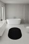 Oval Bath Mat |   Washable Modern Floor Mat |   5 Color Options | 60X100 cm - 3