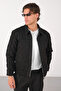 New Season Regular Fit Quilted Detail Men's Suede Jacket - 2