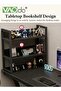Nightstand with 2 Drawers, Modern Bedside Table with Open Wood Shelf, Minimalist Side Table, End Tab - 3
