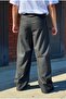 Premium Pleated Striped Model Fabric Trousers - 6