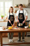 Women's Unisex Kitchen Chef Apron Retro Design Printed Comfortable Cut Suitable for Daily Use Modern