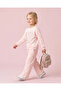 Girls Pink Lace Detail Jog Set 2 Piece - 2