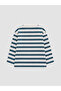 Özmarka New Season Petrol Striped Baby Boy Tracksuit Set - 7