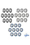 ABEC 3 10Pcs 6700 2RS blue 10PCS 6700ZZ 6700 2RS RS 6700-2RS High quality 10x15X4 mm Miniature seal - 7