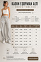 3-Piece Women's Wide-Leg Sweatpants Set (Black-Grey-Navy Blue) Oversize Comfortable Fit - 6