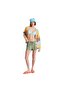 Women's Green Surf Stoked Sho Shorts Erjfb03416-Gld0 - 4