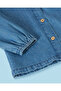 Infant Girls Blue Denim Blouse - 3