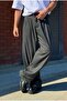 Premium Pleated Striped Model Fabric Trousers - 5