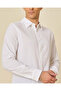 Men White Solid Long Sleeve Shirt - 4