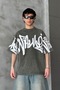 Premium Acid Wash Graphic Print Oversize T-Shirt