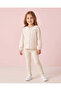Girls White Embroidered Blouse - 2