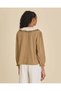 Senior Girls Brown Peter Pan Collar Blouse - 3