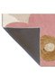 Eta Flower Themed Patterned Modern Woven Base Decorative Carpet Eta4124 - 5