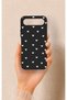 Tecno Spark 50 5g Compatible White Mini Heart Black Patterned Silicone Case