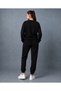 Zero-Collar Sweat Suit 2-Piece Combination Winter Shardooned Writing Printed Balance Unisex for Women and Men - 2