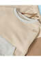 Infant Boys Beige Jogging Suit - 2