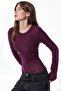 Busem Slim Fit Long Sleeve Transparent Blouse - 2
