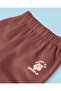 Infant Girls Mauve Placement Print Joggers - 2