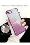 iPhone 7/8/Se 2020 2022 Compatible Transparent Four Corner Silicone Coated Glossy Edge Case - 3