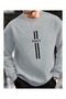 Peace Printed Crewneck Sweatshirt