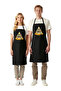 Unisex Kitchen Apron Pizza Face Funny Printed Cook Comfortable Cut Daily Modern Stylish Comfortable Elegant - 2